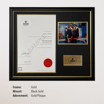 Photo Certificate Frame (Deakin)