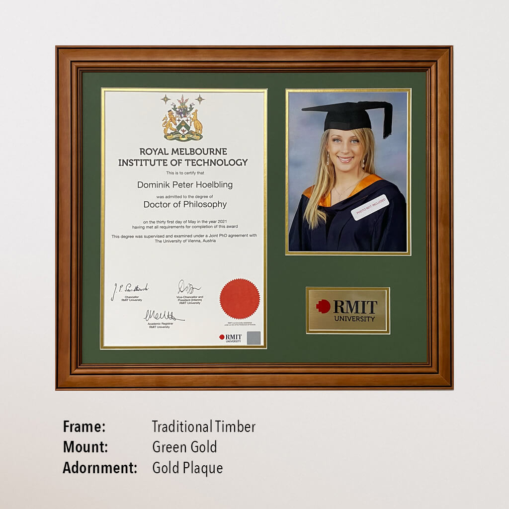 Photo Certificate Frame (RMIT)